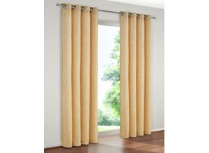 4004567027599 - Vorhang WIRTH Trondheim 328 g m² Gardinen Gr 200 cm Kräuselband 172 cm beige Kräuselband Gardine