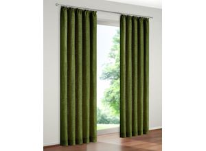 4004567030896 - Vorhang WIRTH Trondheim 234 g m² Gardinen Gr 200 cm Kräuselband 172 cm grün (moosgrün) Kräuselband