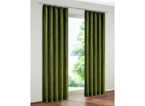 4004567049140 - Vorhang WIRTH Trondheim 234 g m² Gr 12 grün (moosgrün) B172cm H255cm Chenille Polyacryl Gardinen
