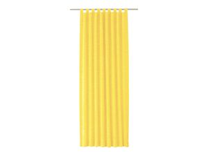 4004567050429 - Vorhang WIRTH Trondheim 234 g m² Gr 7 gelb B132cm H255cm Chenille Polyacryl Gardinen