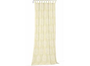 4004567056094 - Vorhang WIRTH Kingston Gardinen Gr 245 cm Schlaufen 135 cm beige (creme) Schlaufen Gardine