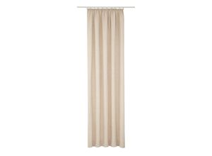 4004567090289 - Vorhang WIRTH Toco-Uni Gardinen Gr 235 cm Kräuselband 132 cm beige Kräuselband