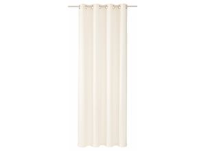 4004567092221 - Vorhang WIRTH NEUFAHRN Gardinen Gr 175 cm Ösen 135 cm beige (creme) Ösen