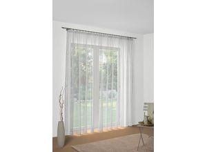 4004567094171 - Vorhang WIRTH Gardinen Gr 120 cm Faltenband 750 cm weiß Schlafzimmergardinen