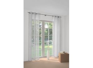 4004567094287 - Vorhang WIRTH Gardinen Gr 225cm Ösen 600cm weiß Store