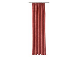 4004567097950 - Vorhang WIRTH Tromsö Gr 11 rosa (altrosa) B132cm H160cm Chenille Polyacryl Gardinen