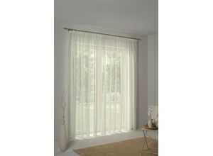 4004567104580 - Vorhang WIRTH Bettina Gardinen Gr 175 cm Faltenband 450 cm beige (champagner) Schlafzimmergardinen