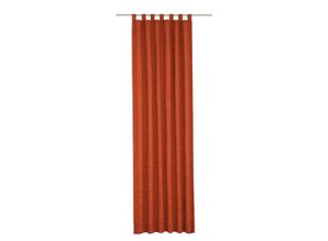 4004567110475 - Vorhang WIRTH Toco-Ranke Gardinen Gr 245 cm Schlaufen 270 cm orange (terra) Schlaufen