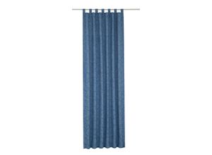 4004567110567 - Vorhang WIRTH Toco-Ranke Gardinen Gr 245 cm Schlaufen 132 cm blau Schlaufen