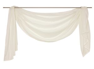 4004567110925 - Freihanddeko WIRTH Daria Gardinen Gr 400 cm 135 cm beige (creme) Badezimmergardinen Gardine