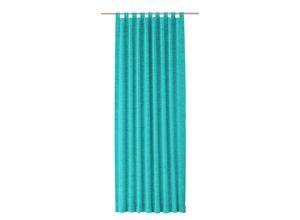 4004567114879 - Vorhang WIRTH Trondheim 328 g m² Gr 8 blau (türkis) Gardinen 160cm Schlaufen 172cm Polyacryl B172cm H160cm