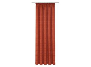 4004567118310 - Vorhang WIRTH Toco-Karo Gardinen Gr 235 cm Kräuselband 270 cm orange (terra)