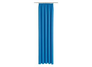 4004567120313 - Vorhang WIRTH Dim out Gr 5 blau Gardinen 255cm Kräuselband 145cm Polyester B145cm H255cm