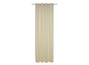 4004567120672 - Vorhang WIRTH ILSENBURG Gardinen Gr 175 cm Ösen 135 cm beige (creme) Ösen