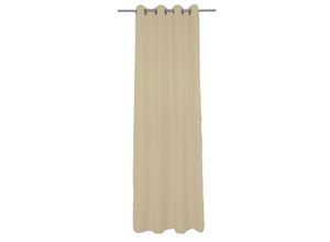 4004567121747 - Vorhang WIRTH LANGWASSER Gardinen Gr 175 cm Ösen 135 cm beige Ösen Gardine