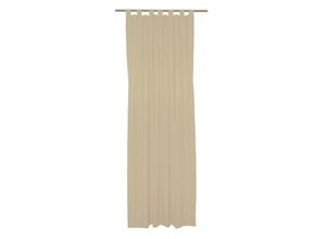 4004567121822 - Vorhang WIRTH LANGWASSER Gardinen Gr 175 cm Schlaufen 135 cm beige Schlaufen