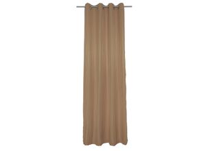 4004567121877 - Vorhang WIRTH LANGWASSER Gardinen Gr 145 cm Ösen 135 cm grau (taupe) Ösen Gardine