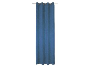 4004567125646 - Vorhang WIRTH Holmsund 288g qm Gr 4 blau (royalblau) B132cm H200cm Chenille Polyacryl Gardinen