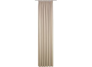 4004567141776 - Vorhang WIRTH WirthNatur Gardinen Gr 175 cm Kräuselband 130 cm grau (taupe) Kräuselband 1-lagig