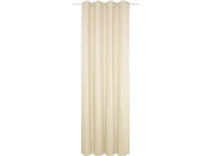 4004567142216 - Vorhang WIRTH WirthNatur Gr 1 beige Gardinen 145cm Ösen 127cm Baumwolle 2-lagig B127cm H145cm