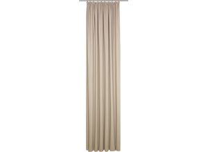 4004567142773 - Vorhang WIRTH WirthNatur Gardinen Gr 175 cm Kräuselband 130 cm grau (taupe) Kräuselband 2-lagig