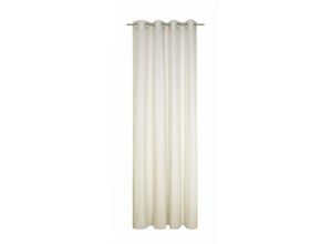 4004567150921 - Vorhang WIRTH Sepino Gardinen Gr 220 cm Ösen 132 cm beige (creme) Ösen