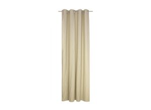 4004567151003 - Vorhang WIRTH Sepino Gardinen Gr 150 cm Ösen 132 cm beige Ösen Gardine