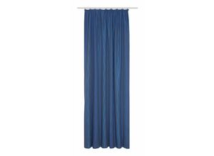 4004567151089 - Vorhang WIRTH Sepino Gardinen Gr 245 cm Kräuselband 132 cm blau Kräuselband