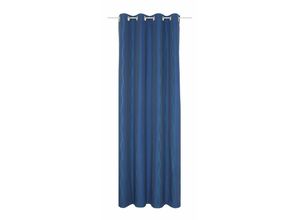 4004567151119 - Vorhang WIRTH Sepino Gardinen Gr 180 cm Ösen 132 cm blau Ösen