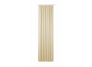 4004567151669 - Vorhang WIRTH SUNBONE Gardinen Gr 175 cm Kräuselband 132 cm beige Kräuselband Gardine