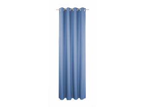4004567152710 - Vorhang WIRTH SUNBONE Gardinen Gr 175 cm Ösen 132 cm blau Ösen