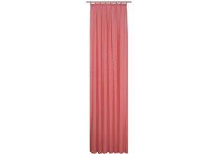 4004567154073 - Vorhang WIRTH LORCA Gr 3 rot B132cm H220cm Obermaterial 66% Polyester 34% Baumwolle Gardinen