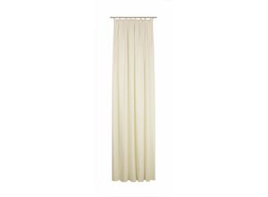 4004567155995 - Vorhang WIRTH RICCIA Gardinen Gr 245 cm Kräuselband 132 cm beige (creme goldfarben) Kräuselband