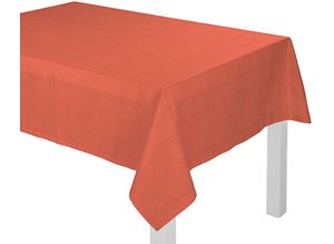 4004567168940 - Tischdecke WIRTH Neufahrn Tischdecken Gr B L 130 cm x 220 cm eckig orange (terrakotta) Tischdecken