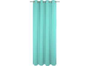 4004567174187 - Vorhang WIRTH Peschiera Gardinen Gr 255 cm Ösen 132 cm grün echtes Seiden-Garn verwebt