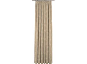 4004567190224 - Vorhang ADAM Casket Valdelana Light Gr 2 beige B145cm H175cm Jacquard Baumwolle (Bio-Baumwolle) Gardinen