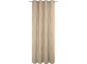 4004567190378 - Vorhang ADAM Casket Valdelana Light Gardinen Gr 145 cm Ösen 145 cm beige Ösen Gardine