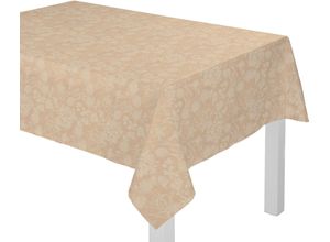 4004567191764 - Tischdecke ADAM Flower Cuvée Light Tischdecken Gr Ø 145 cm rund beige Tischdecken