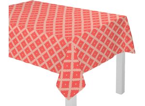 4004567193447 - Tischdecke ADAM Maroccan Shiraz Light Tischdecken Gr B L 130 cm x 190 cm eckig rot Tischdecken