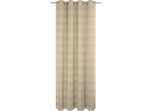 4004567195533 - Vorhang ADAM Romantic Puligny A Light Gr 1 beige Gardinen 145cm Ösen 145cm Baumwolle (Bio-Baumwolle) B145cm H145cm