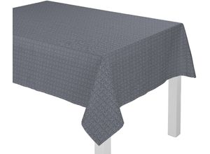 4004567197520 - Tischdecke ADAM Graphic Ventus Light Tischdecken Gr B L 130 cm x 190 cm eckig blau (indigo) Tischdecken