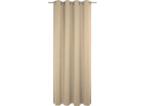 4004567198237 - Vorhang ADAM Indian Cortezada Light Gardinen Gr 245 cm Ösen 145 cm beige (dunkelbeige) Ösen