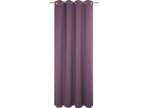 4004567200527 - Vorhang ADAM Uni Light Collection Gr 4 lila (lavendel) B145cm H245cm Baumwolle (Bio-Baumwolle) Gardinen