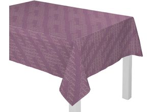 4004567205041 - Tischdecke ADAM Argentinian Criolla Tischdecken Gr B L 145 cm x 220 cm oval lila (aubergine)