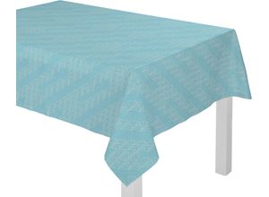 4004567205232 - Tischdecke ADAM Argentinian Criolla Tischdecken Gr B L 130 cm x 190 cm eckig blau (türkis) Tischdecken