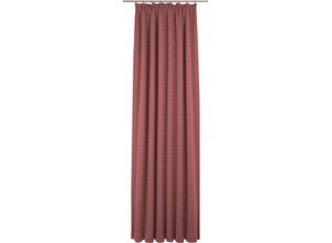 4004567208264 - Vorhang ADAM Graphic Ventus Gardinen Gr 225 cm Kräuselband 145 cm rot (dunkelrot)