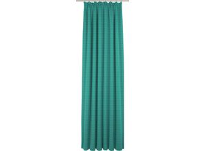 4004567208318 - Vorhang ADAM Graphic Ventus Gr 4 blau (petrol) B145cm H245cm Jacquard Baumwolle (Bio-Baumwolle) Gardinen