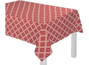 4004567211578 - Tischdecke ADAM Maroccan Shiraz Tischdecken Gr B L 130 cm x 190 cm eckig rot (dunkelrot) Tischdecken