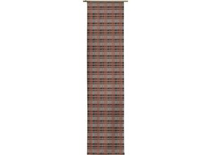 4004567212605 - Schiebegardine WIRTH Laufenberg Gr 1 orange (terrakotta) B60cm H145cm Jacquard Baumwolle Polyester Gardinen