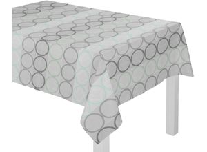 4004567215071 - Tischdecke WIRTH ZIRBELLO Tischdecken Gr B L 130 cm x 190 cm eckig grün (mint) Tischdecken